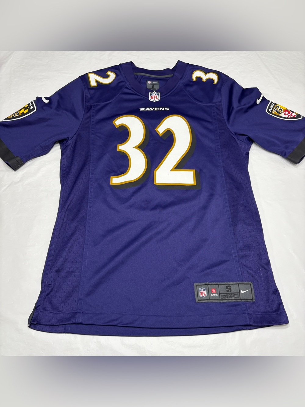 Eric Weddle #32 Baltimore Ravens Nike On Field NFL Jersey Men’s Size Small